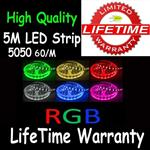 5M 5050 LED RGB Colorful Strip Light 60/M Unit